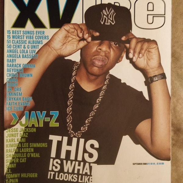 Vibe Magazine September 2008 - Special 15th Anniversary Juice Issue: Jay-Z Cover