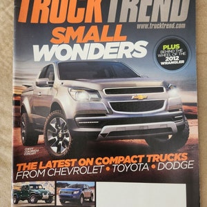 Motor Trend&#39;s Truck Trend Small Wonders Magazine November / December 2011