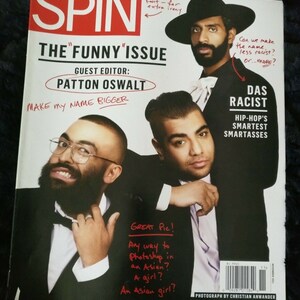 Spin Magazine November 2011 The &quot;Funny&quot; Issue: Das Racist Cover