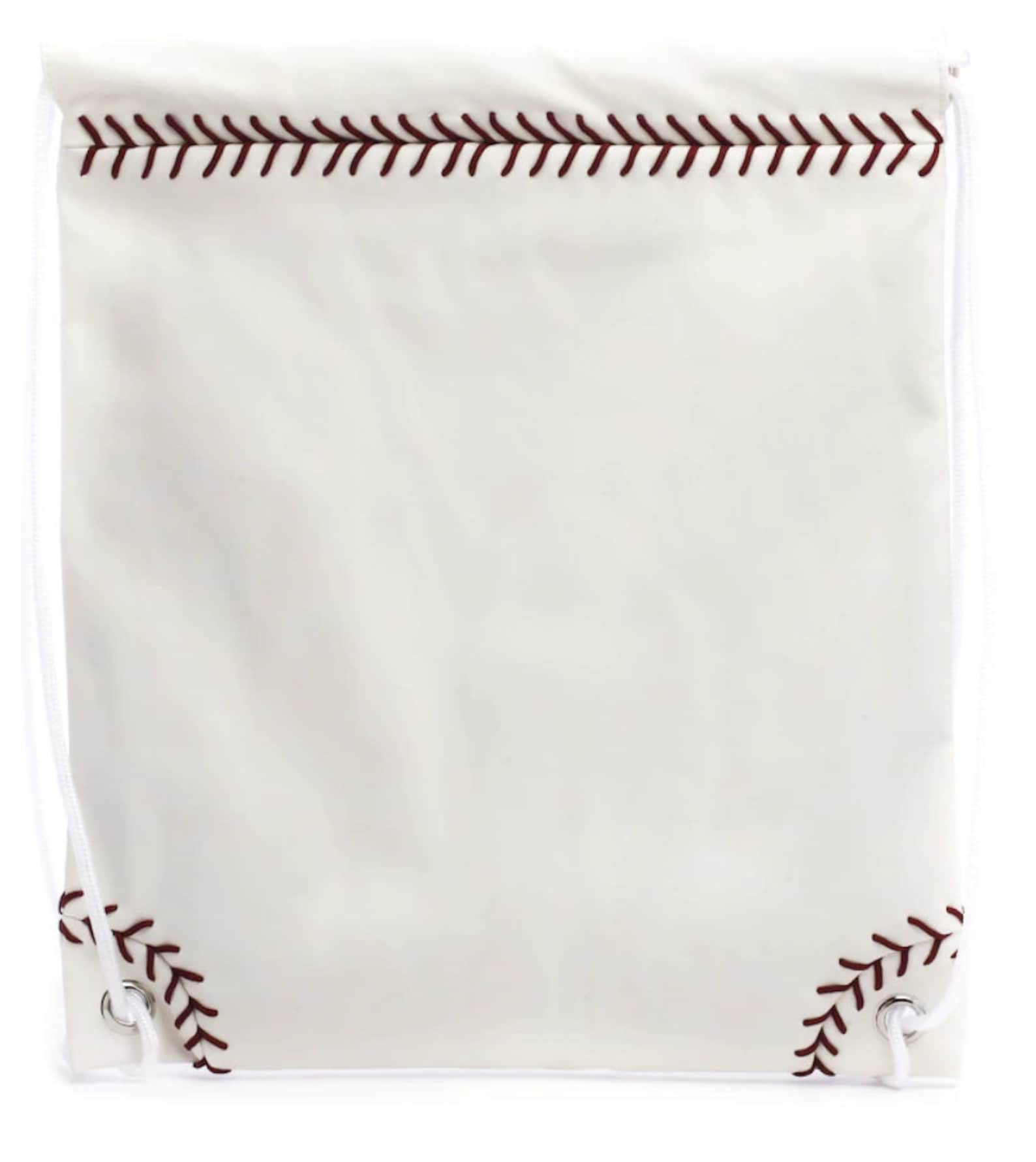 Baseball Drawstring Bag Etsy