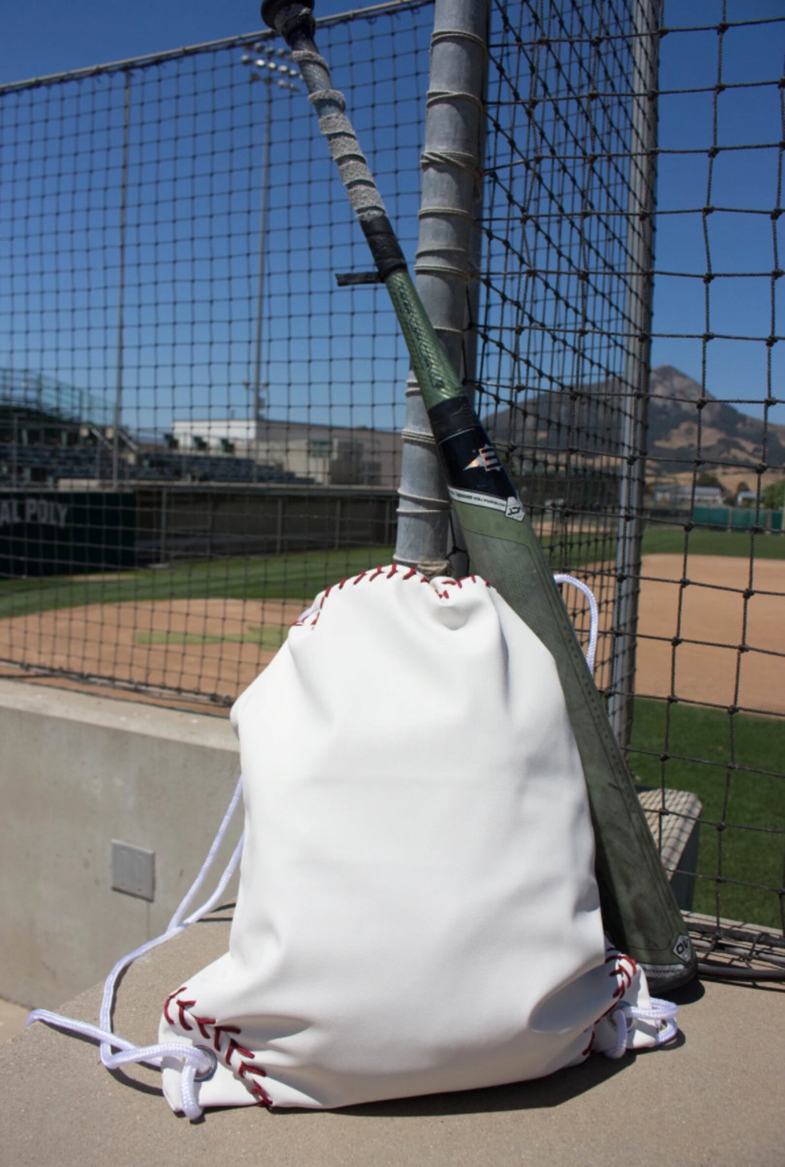 Baseball Drawstring Bag Etsy
