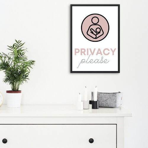 Breastfeeding Sign for Work Printable - Privacy Please Sign - Pumping ...