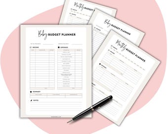 Baby Budget Planner Printable – Financial Planning PDF (New Parents)