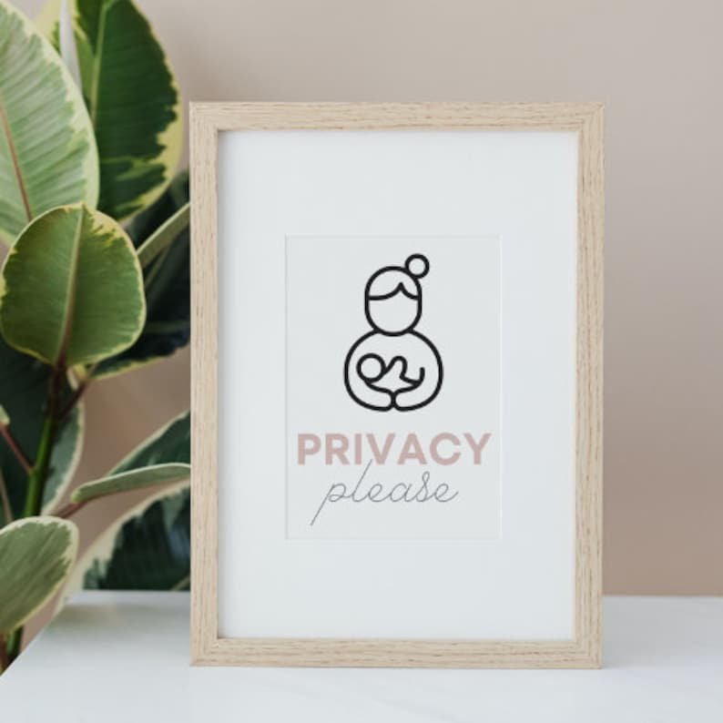 Breastfeeding Sign for Work Printable - Privacy Please Sign - Pumping ...