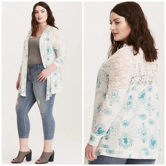 Little Mermaid Ariel Lace Cardigan - Etsy