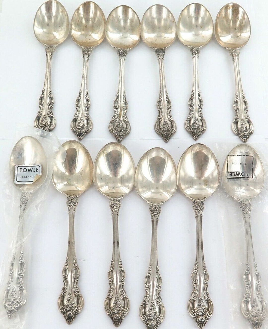 1960s Usa Towle el Grandee Pattern Matching Set 12 Sterling Etsy