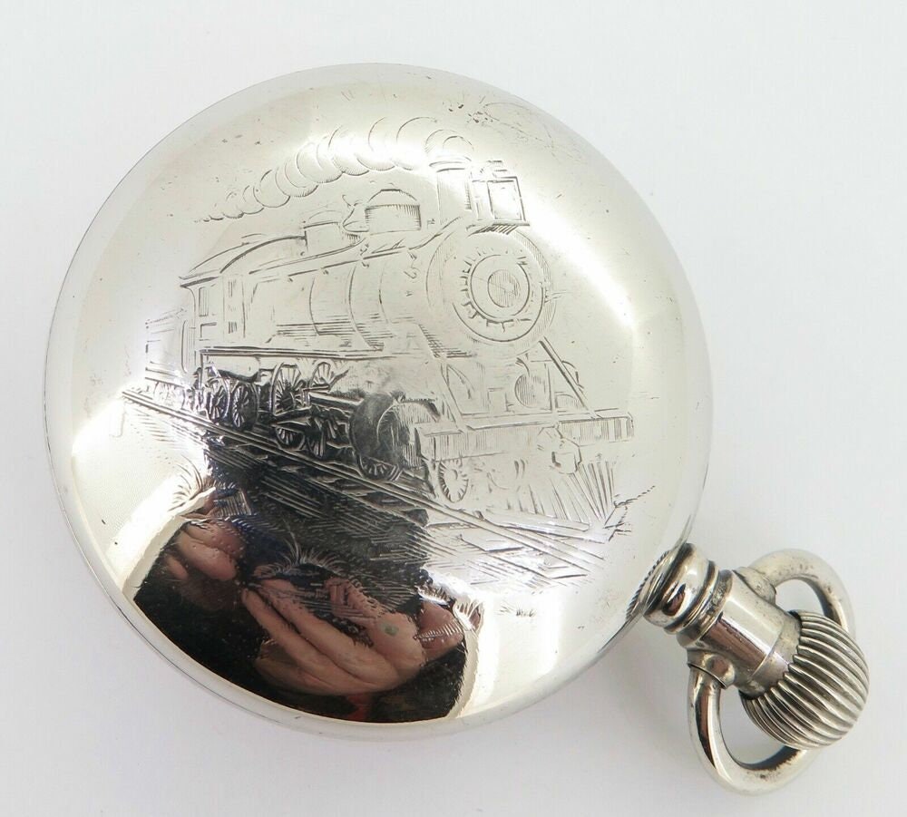 1907 Waltham Bartlett 18s 17 Jewel Two Tone Movement Pocket Etsy