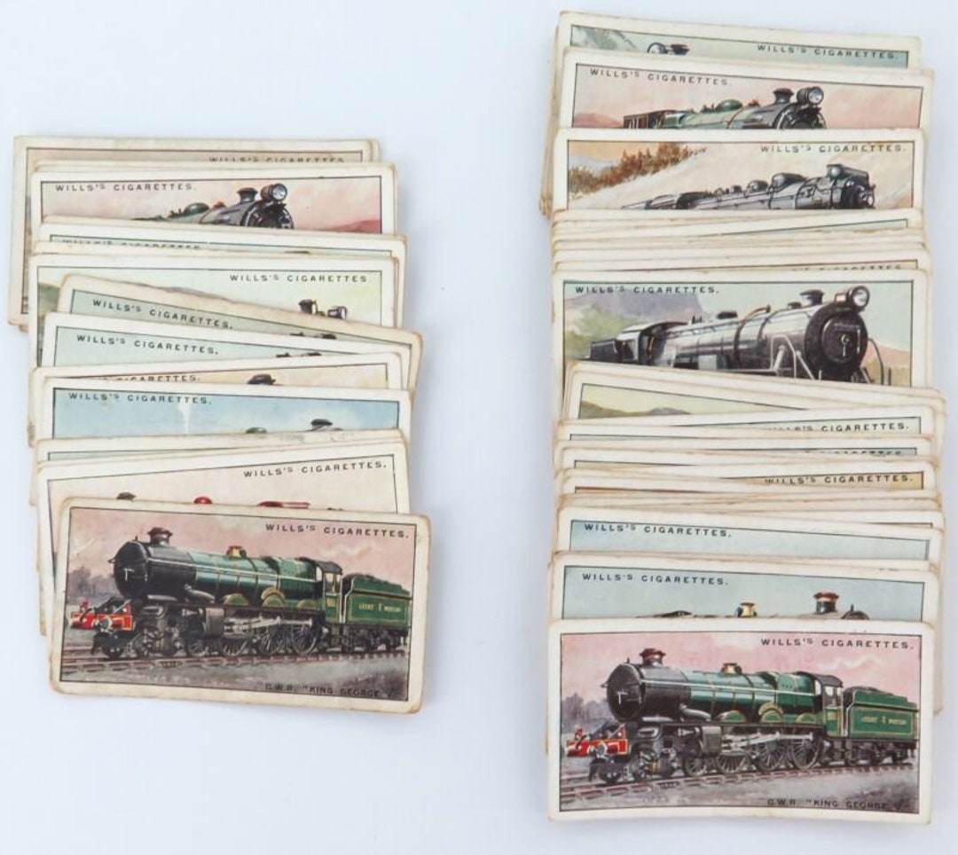 1930 Wills Cigarettes Cards railway Part Set Etsy