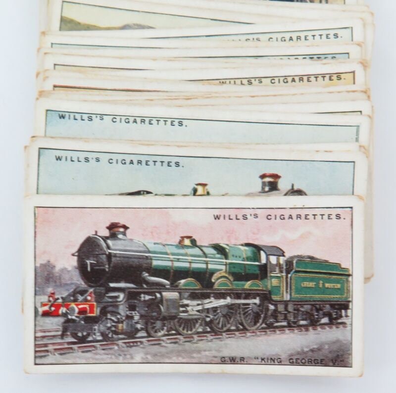 1930 Wills Cigarettes Cards railway Part Set Etsy