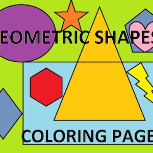 Geometric Shapes Coloring Pages