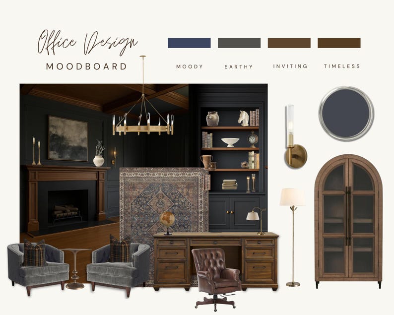 Custom Virtual Office Design | Home Office Interior Design Service ...