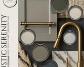 Whole Home Paint Color Palette | Sherwin Williams Neutral Paint Guide | Rustic Serenity Modern Farmhouse Color Scheme for Entire House