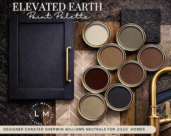 Sherwin Williams neutraal verfpalet | Verfkleuren voor het hele huis | Aards verfschema | Kleurenpalet interieurdesigner | Modern biologisch