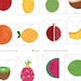 Fruit Puzzle Printable, Fruit Printable, Fruit Learning, Color Learning ...