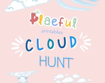 Cloud Hunt-afdrukbaar: natuurleren voor kinderen (digitale download)