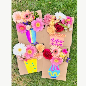 Manualidad De Flores, Imprimible De Flores, Imprimible De Aprendizaje Para Niños, Materiales De Aprendizaje De La Naturaleza, Aprendizaje De Flores, Imprimibles Preescolares
