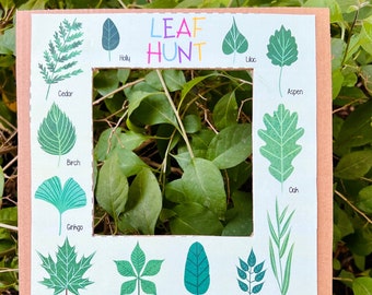 Leaf Hunt, Leaf Printable, Preschool Learning, Nature Learning, Preschool Printables, Preschool Activity, Leaf Types, Kid Learning Printable