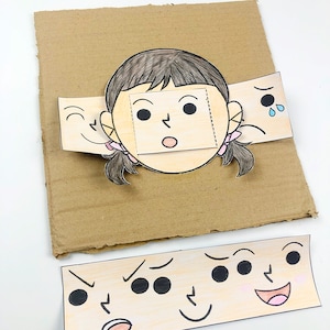 Emotionen lernen zum Ausdrucken - Emotionen Färbung, Vorschule Printables, Montessori, Gefühle Print, , Klassenzimmer Kunst DIGITAL, Emotionen Rad