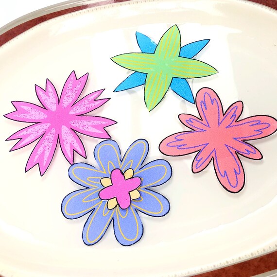 Blooming Flower Craft Flower Printable Children's - Etsy