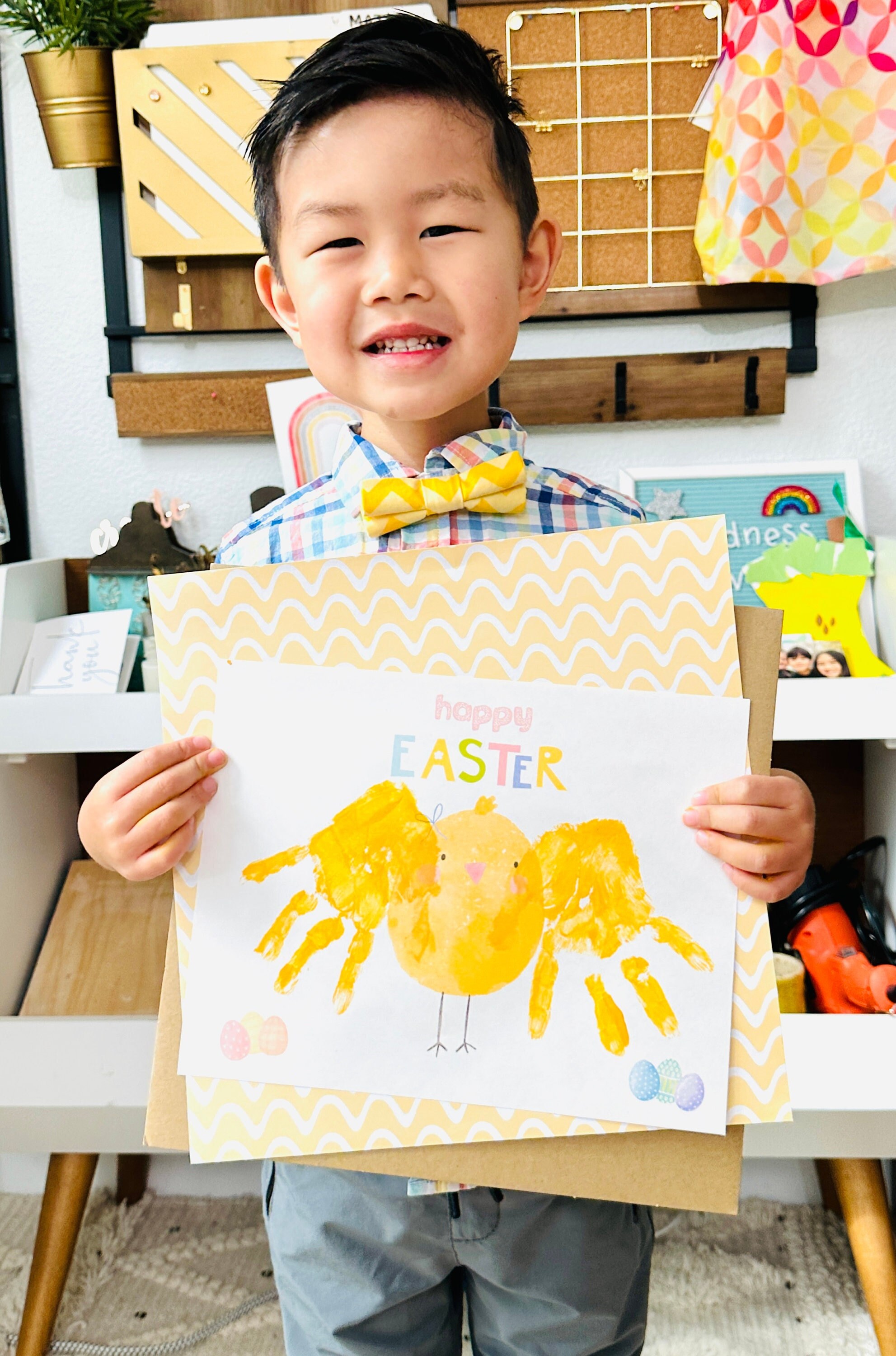 Easter Handprint Footprint Art: Toddler Preschool Craft (Digital Download)