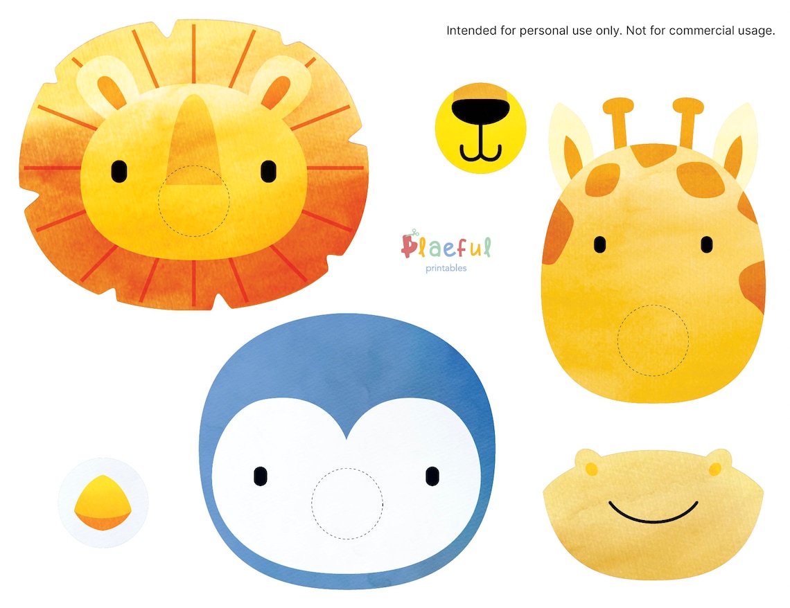 Animal Preschool Printables Children's Learning Printable - Etsy