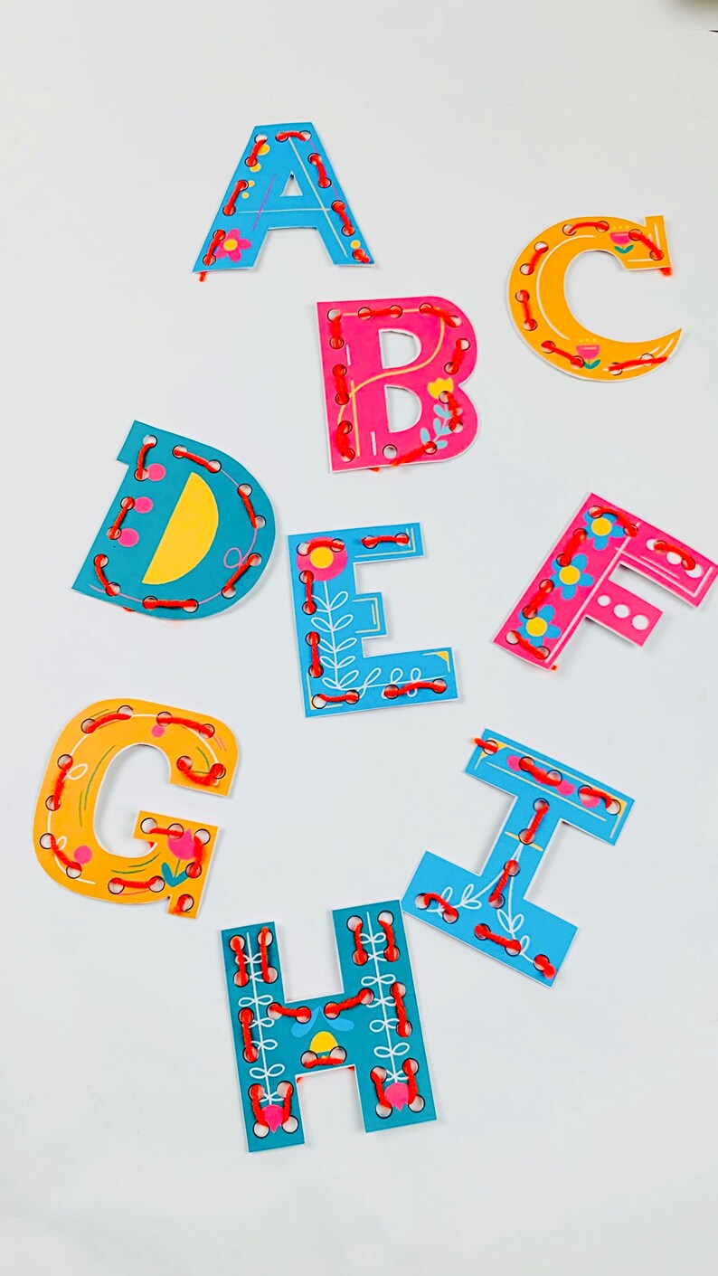 Alphabet Printable Worksheet Alphabet Printable | Etsy