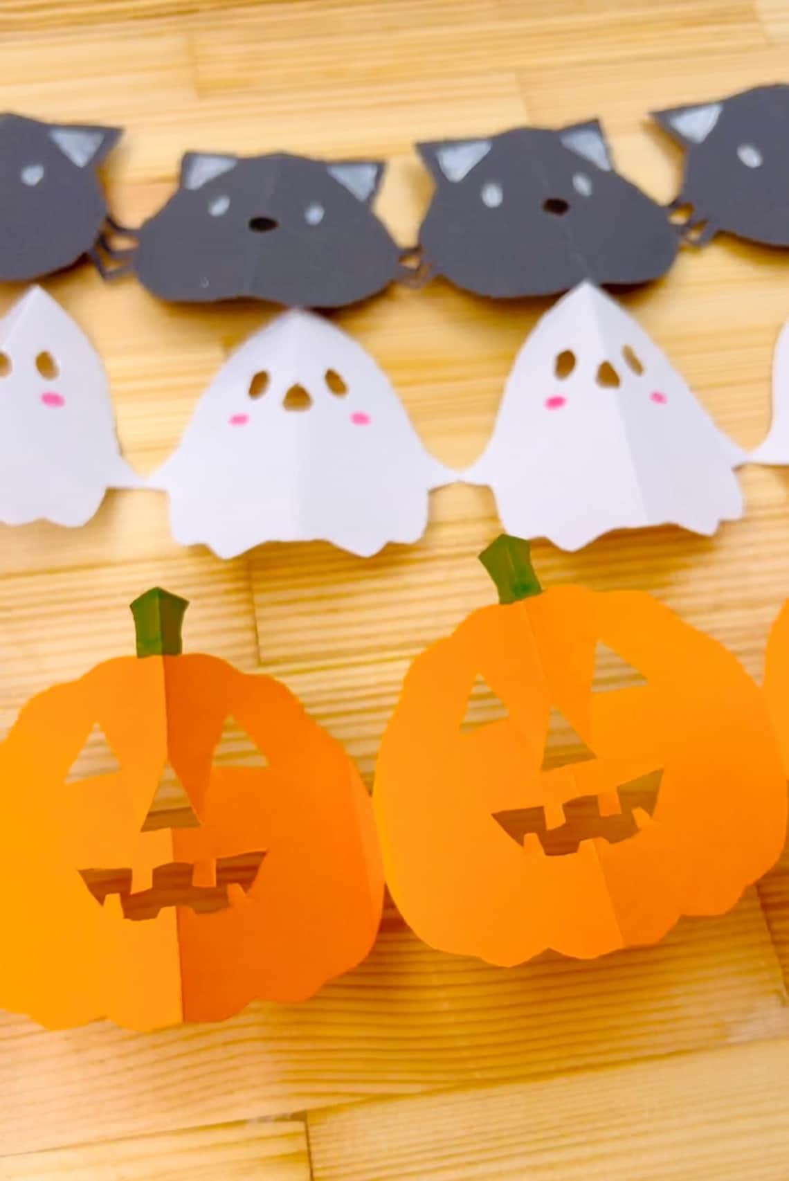 Halloween Paper Garland Printable: DIY Spooky Decor (digital Download ...