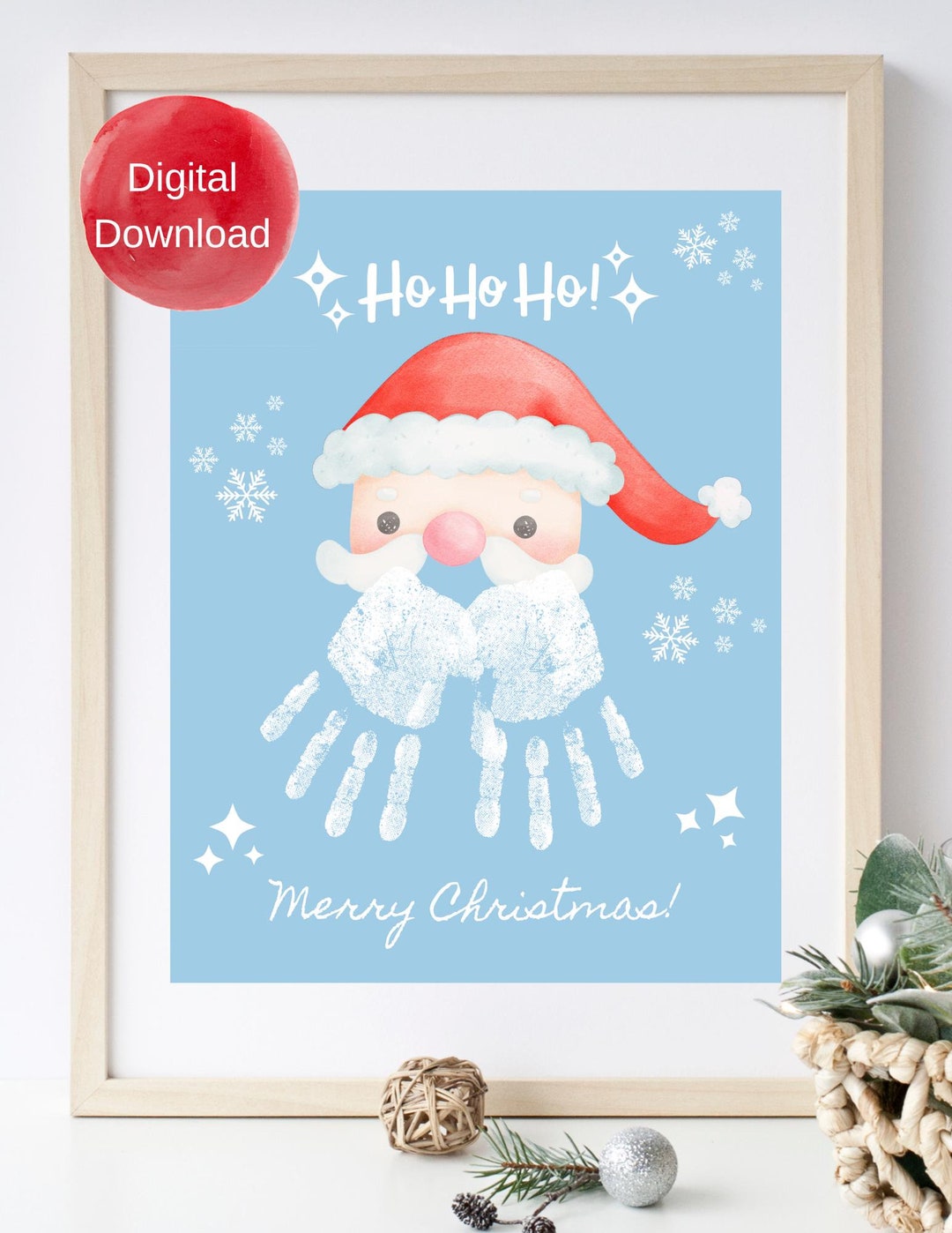 Santa Handprint Art Printable - Il 1080xN.6495722511 Hmde 