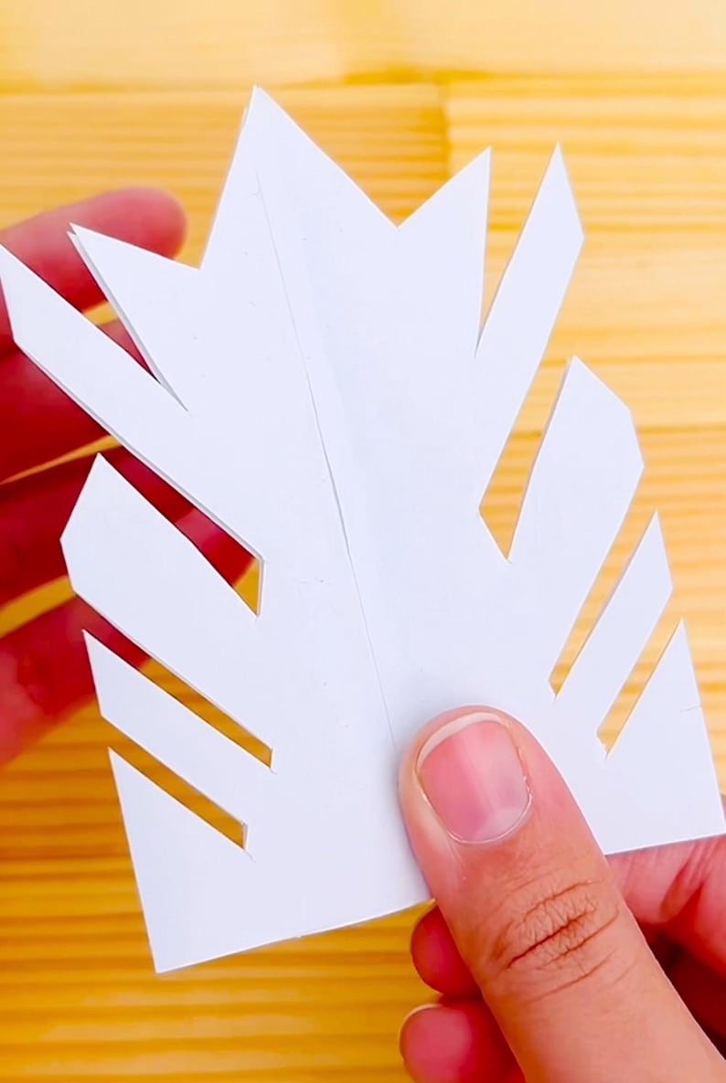 3D Paper Snowflake Template, Christmas Craft, Downloadable Template - Etsy