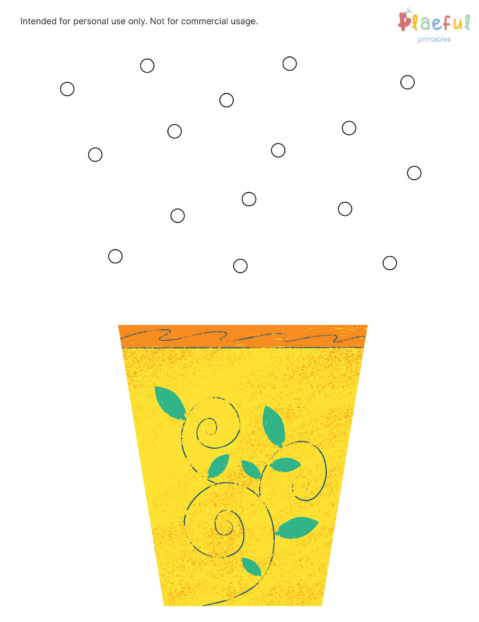 Flower Threading Printable: Nature Learning Activity (digital Download ...