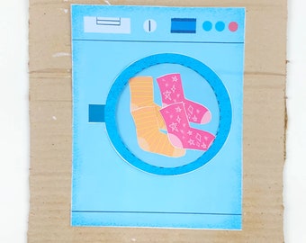 Match the Socks Activity: Color Matching Preschool Printable (Digital Download)