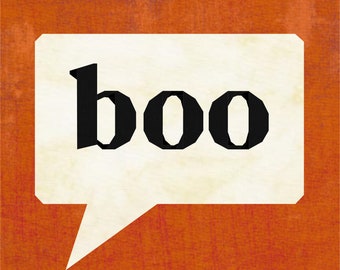 Mönster för pappersdekorationer till Boo Bubble, Halloween FPP-block (PDF)