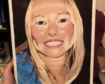 Portrait acrylique