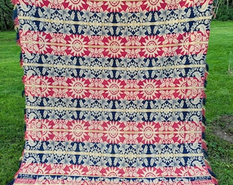 Vintage Grandmother's Flower Garden Quilt - Etsy