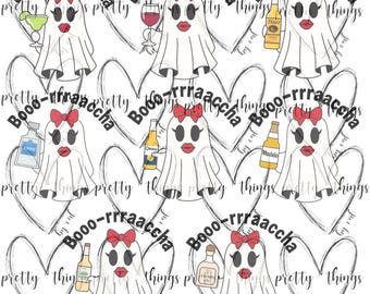 Latina Boo-racha Ghost PNG Clipart | Halloween Girl (Digital Download)