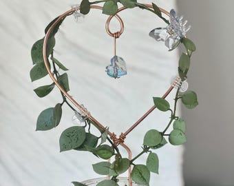 Enrejado Hoya Sweet Heart / Enrejado Hoya / Accesorio para plantas de interior / Enrejado para plantas / Accesorios para plantas / Enrejado para plantas de interior