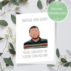 Fez Birthday Card- Digital Card- Euphoria Birthday Card- Euphoria Gift- Fezco gift- Fezco card- Euphoric Birthday