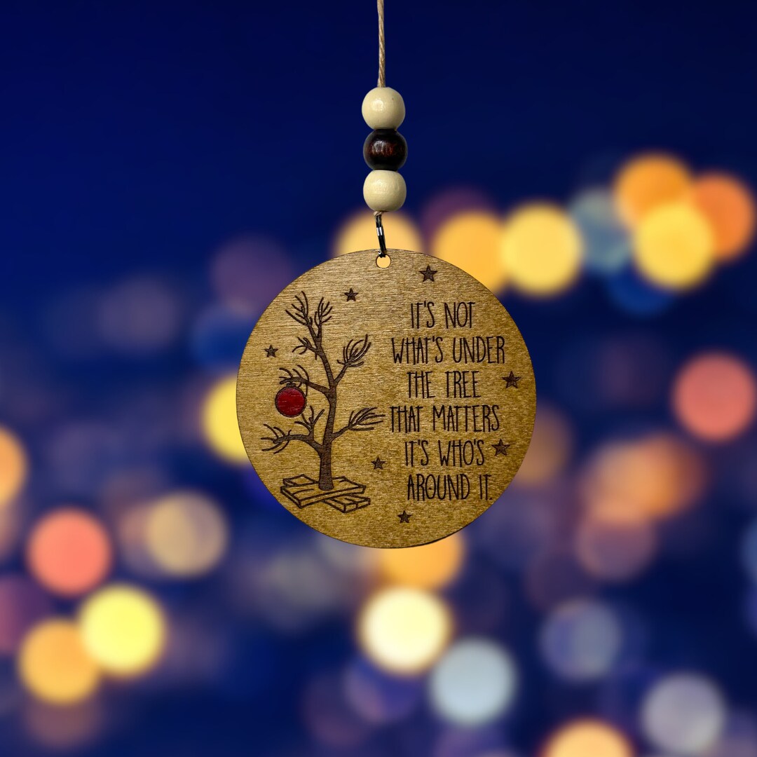 3 Custom Wood Ornament Christmas Ornament Rustic Decor Etsy