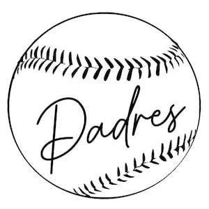 Padres Baseball SVG File - Sports Team Digital Download for Cricut & Silhouette