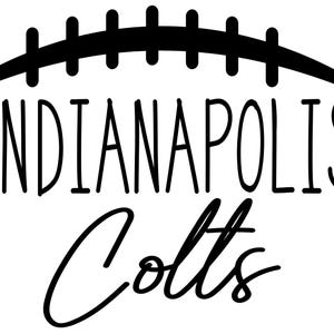 Colts Football SVG File - Sports Team Digital Download for Cricut & Silhouette