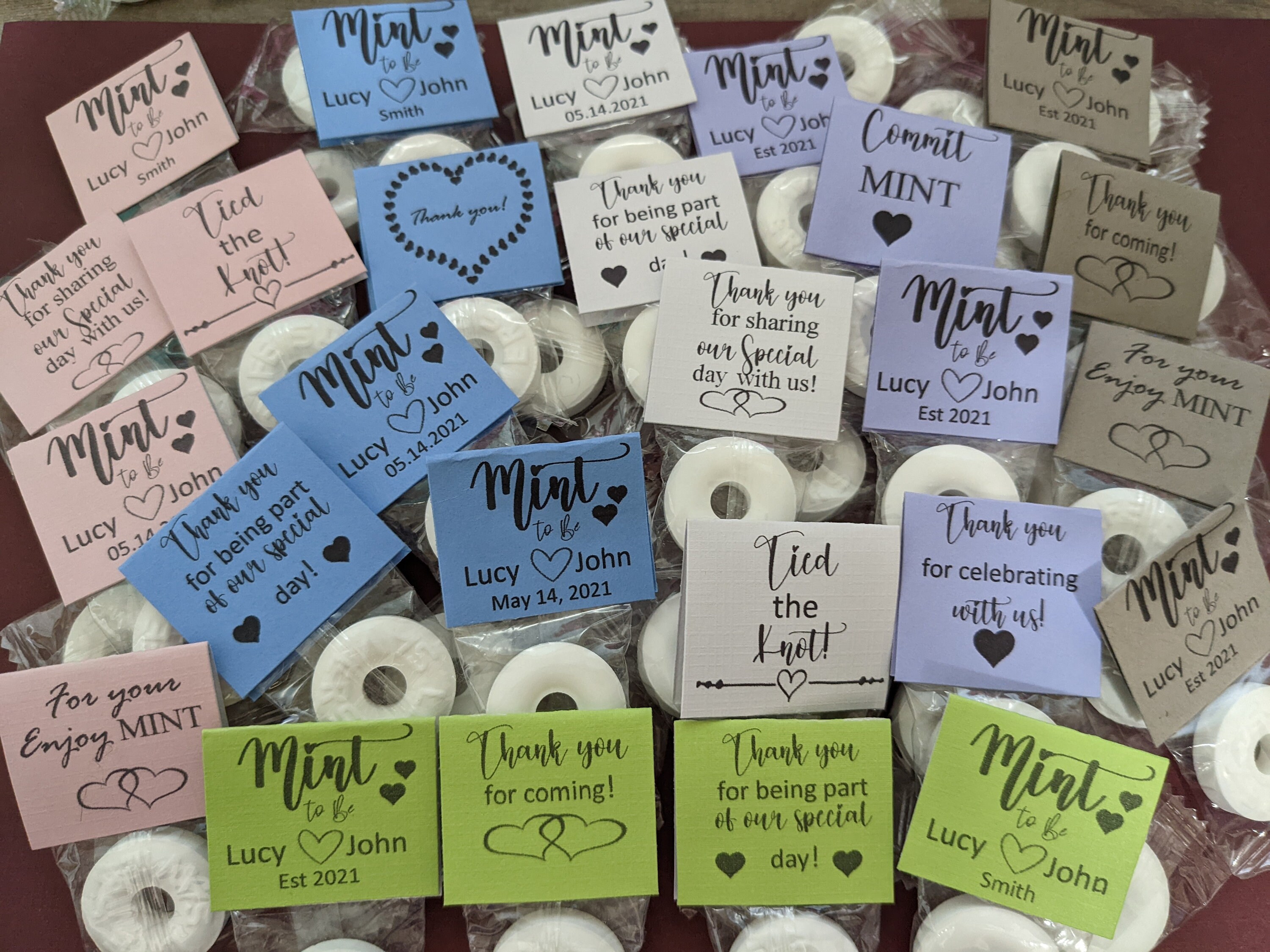 Mint to Be Wedding Favors Lifesavers Mints Personalized - Etsy