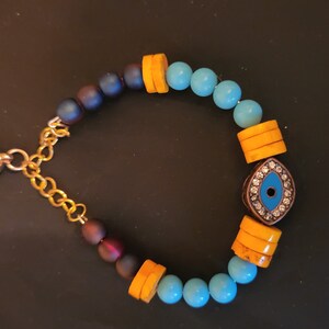 Evil eye bracelet