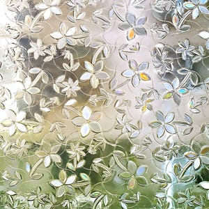 Rainbow Decorative Window Privacy Film – Static Cling, Non-Adhesive Glass Sticker for UV & Heat Control, Removable Stained Glass Decal