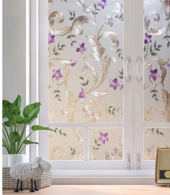 Frosted Window Film Bedroom Privacy Protective Opaque Glass Stickers Cover  Decorative Window Film 25 