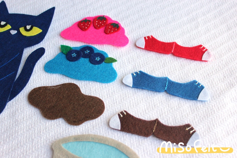 Pete the Cat I Love My White Shoes Felt Story Set / Pete the Cat