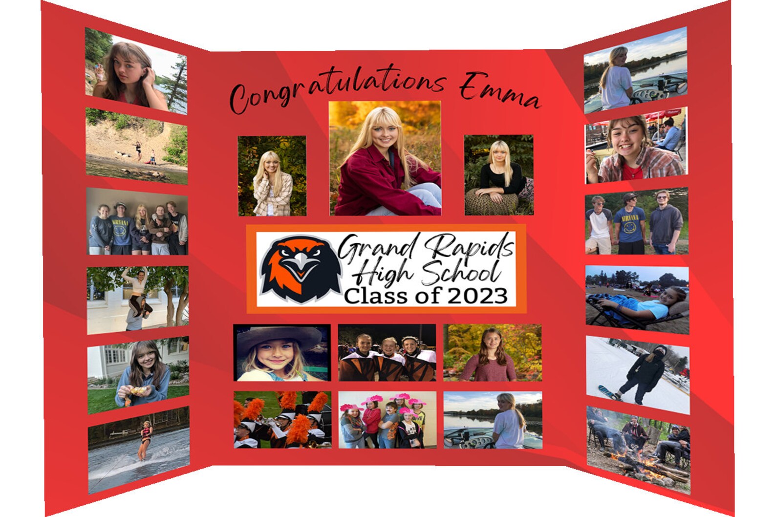 Custom Graduation Photo Board Class of 2023 Printed & Etsy