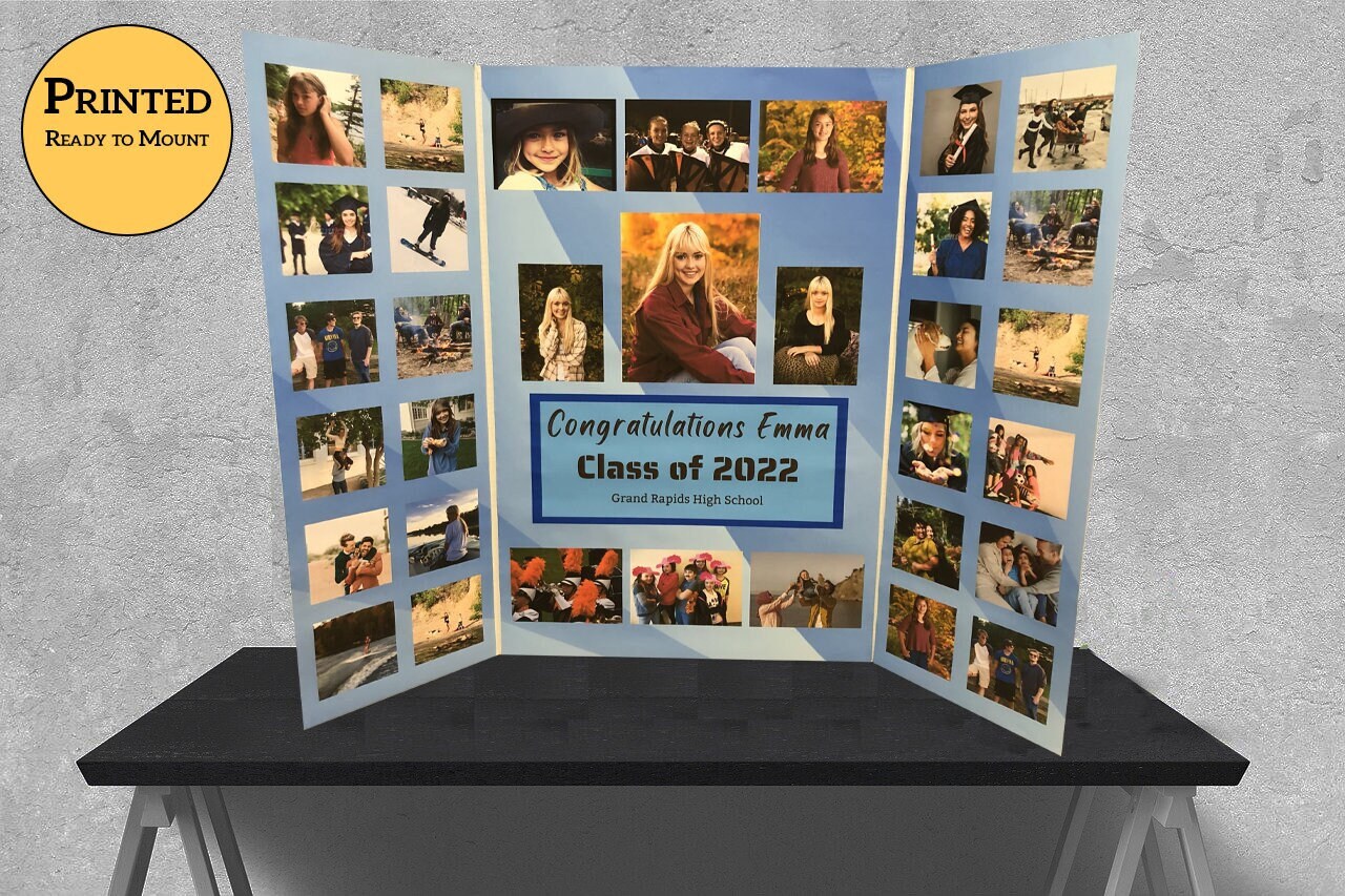 Custom Graduation Photo Board Class of 2023 Printed & Etsy