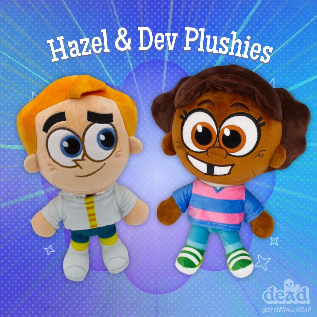 Hazel & Dev Plushies ; Fairly Oddparents A New Wish Inspired