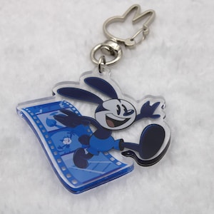 Oswald the Lucky Rabbit 2&quot; Acrylic Charm - Double Sided