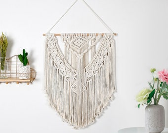 Hand-woven Macrame Wall Hanging Tapestry Boho Crafts Art Home Decor - Arya